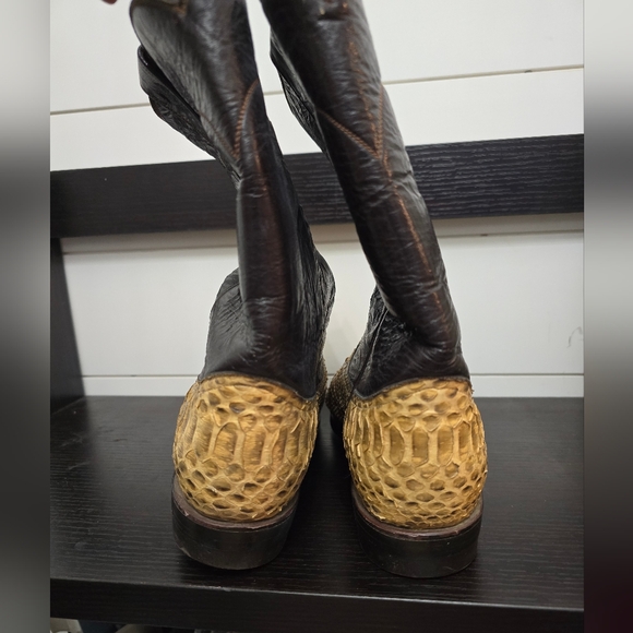 Rivers cowboy python boots size 8 - Picture 11 of 14